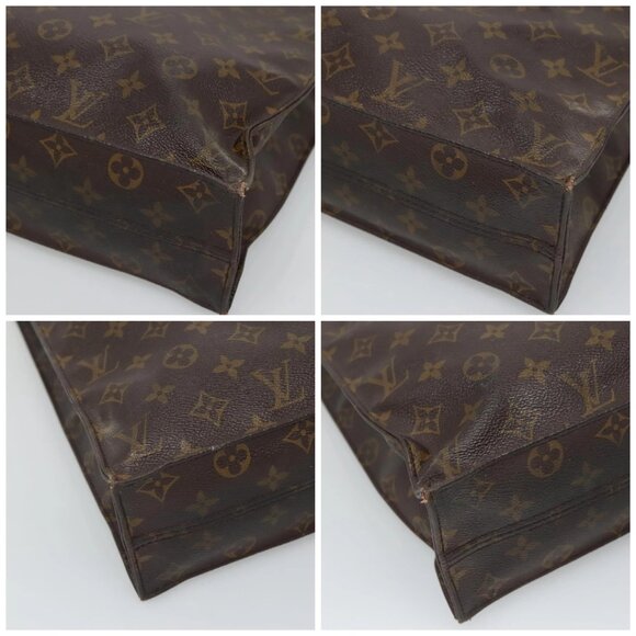 LOUIS VUITTON Monogram Sac Plat Hand Bag M51140 LV Auth 129096 - Picture 16 of 16